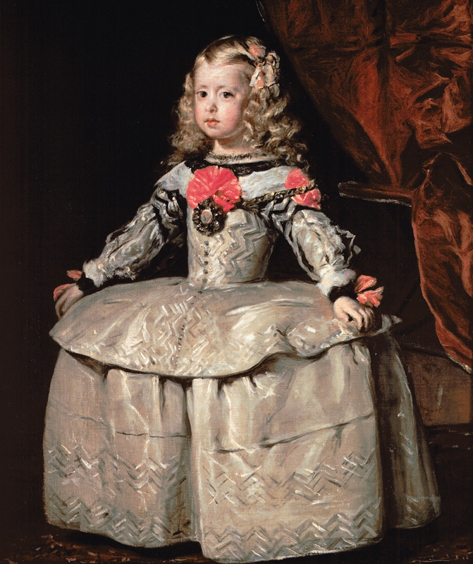 Portrait of the Infanta Margarita (1651-73) Aged Five von Diego Rodriguez de Silva y Velázquez