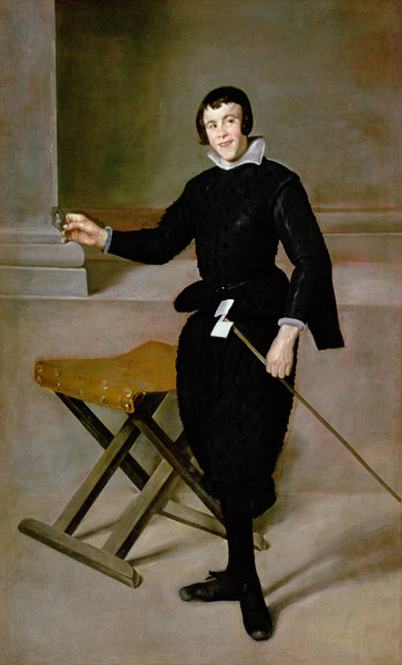 The Buffoon Juan de Calabazas (Calabacillas) von Diego Rodriguez de Silva y Velázquez