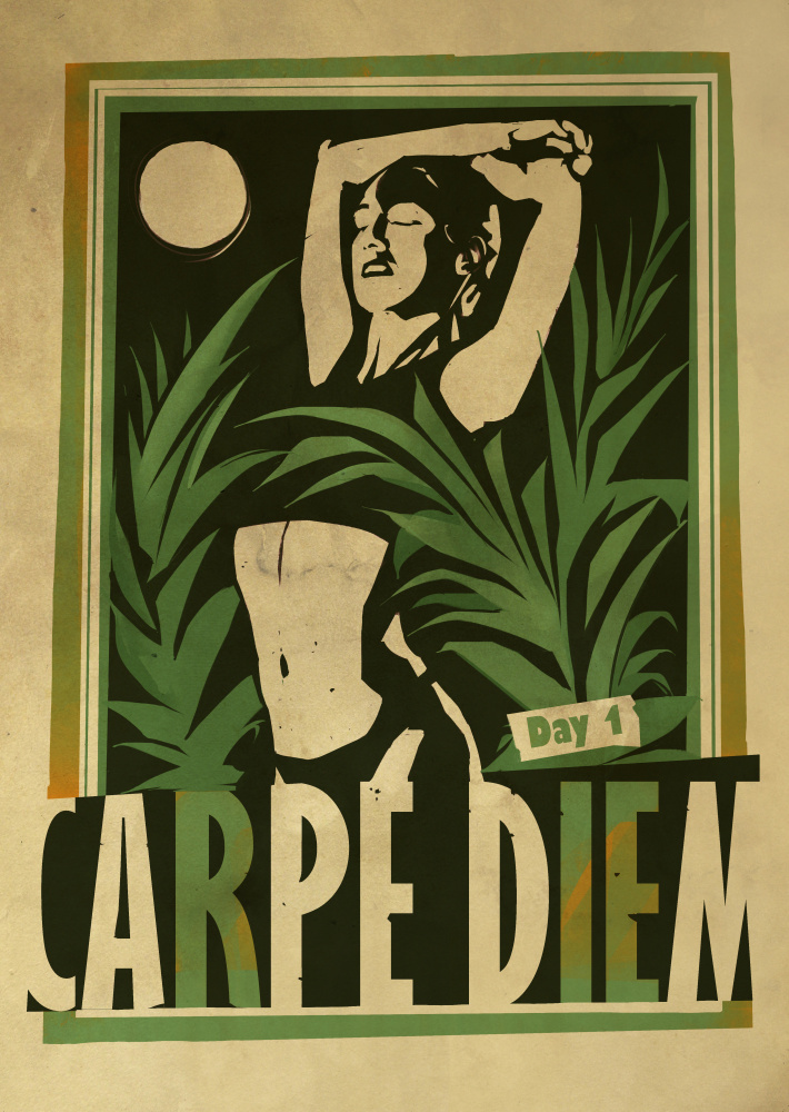 Carpe Diem print von Dionisis Gemos