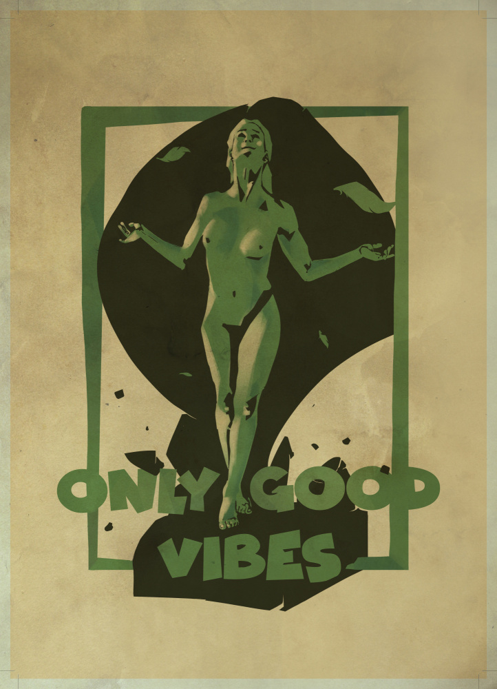 Good Vibes print von Dionisis Gemos