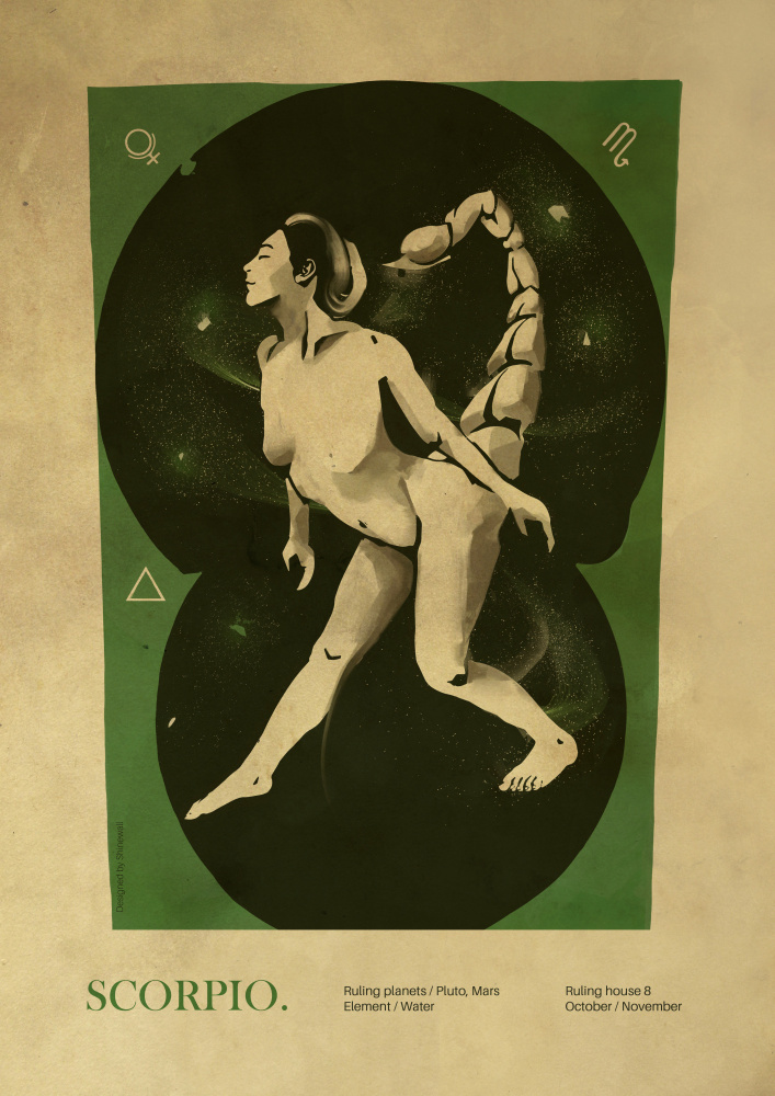 Scorpio print von Dionisis Gemos