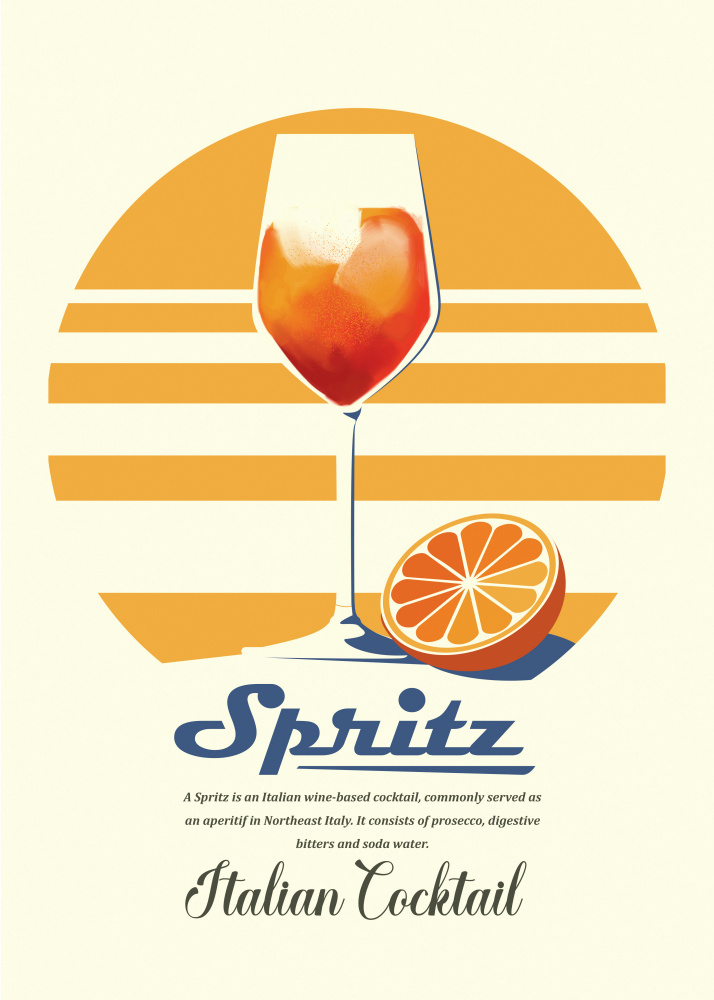 Spritz summer print von Dionisis Gemos