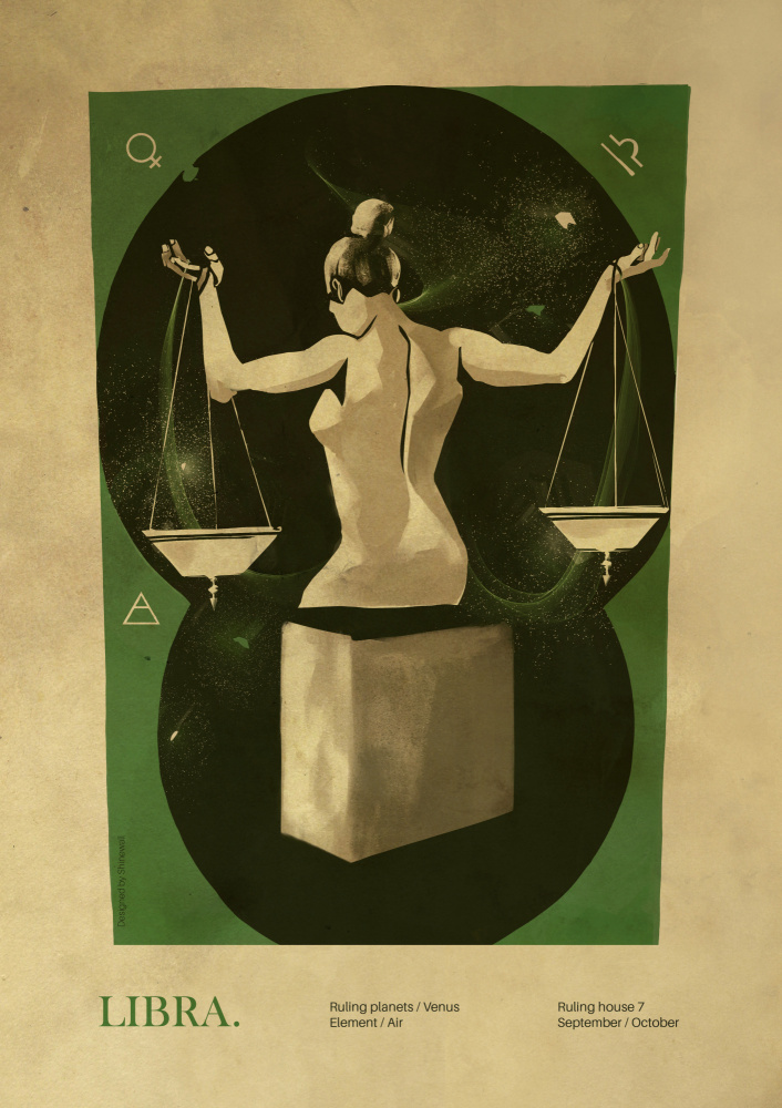 Libra print von Dionisis Gemos