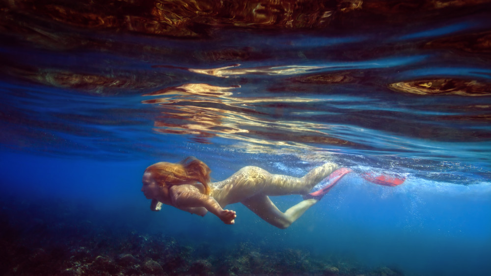 Alone with the ocean. von Dmitry Laudin