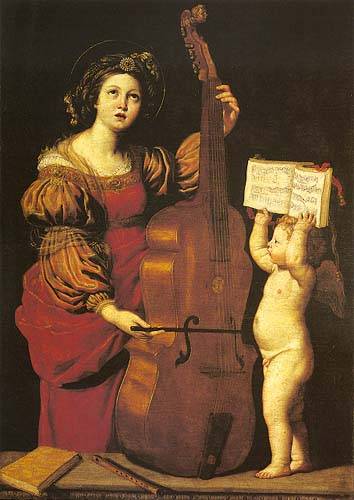 Die heilige Cäcilie von Domenichino (eigentl. Domenico Zampieri)