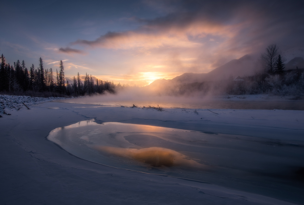 winter mist von Donald Luo