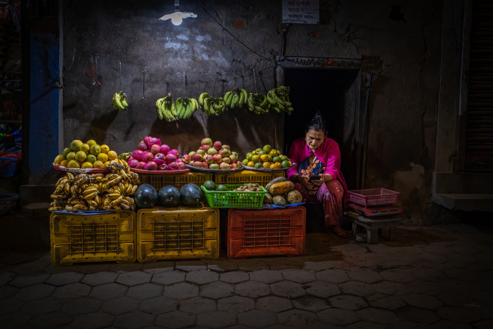 Night at the market von Doron Margulies