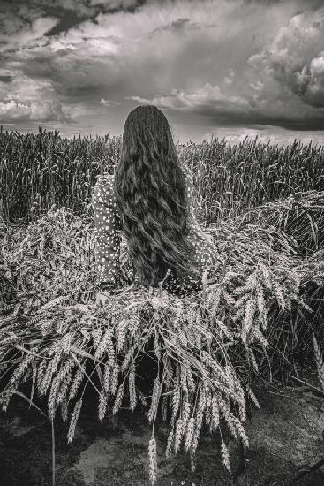 Hair in field