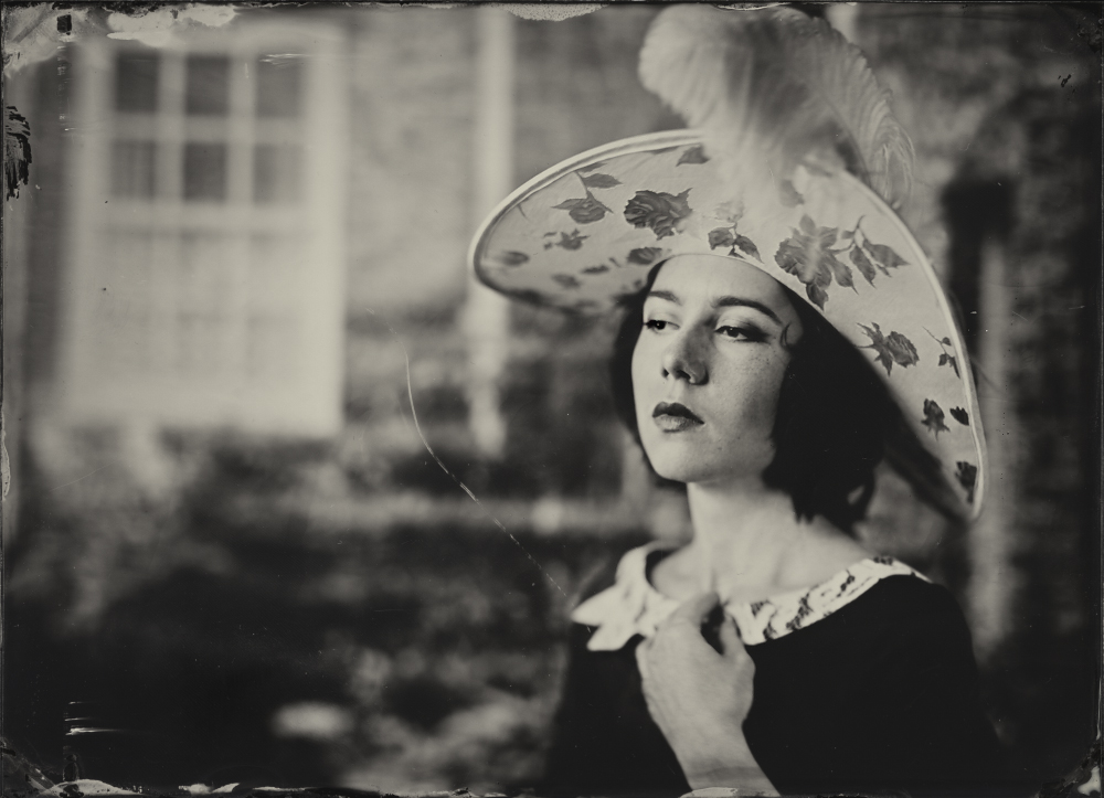 Nastia, Wet plate collodion 13x18cm von Dzmitry Az