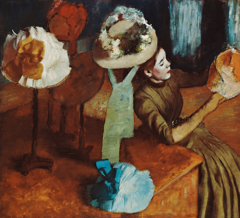 Das Modewarengeschäft von Edgar Degas