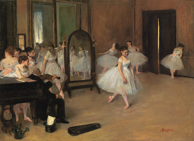 Tanzklasse (Classe de danse) von Edgar Degas