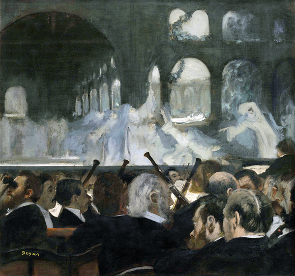 The ballet scene from Meyerbeer's opera 'Robert le Diable' von Edgar Degas