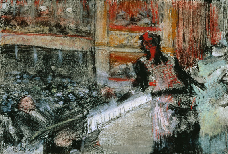 Theatre scene von Edgar Degas