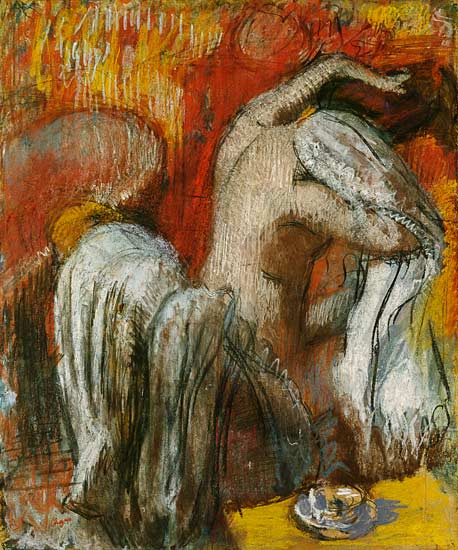 Woman Drying Herself von Edgar Degas