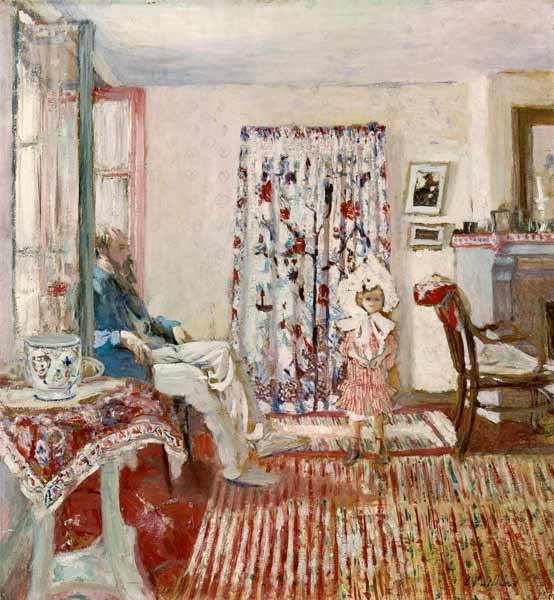 K.-X. Roussel und Tochter. von Edouard Vuillard