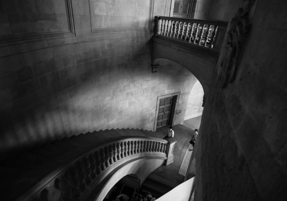 The palace stairs von Eduardo Blanco García