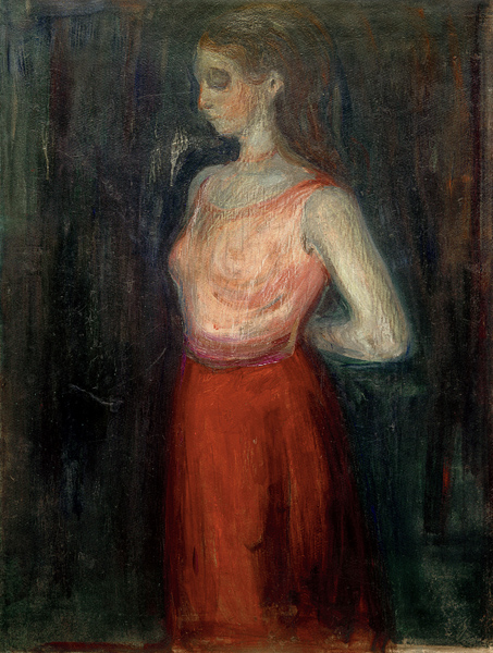 Modellstudie von Edvard Munch