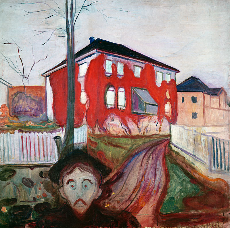 Red Virginia Creeper von Edvard Munch