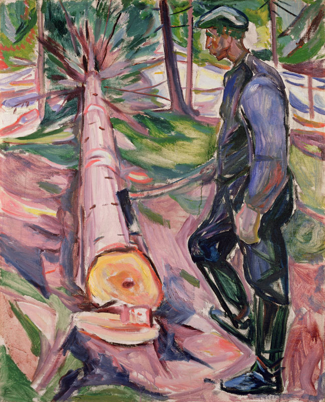 The Woodcutter  von Edvard Munch