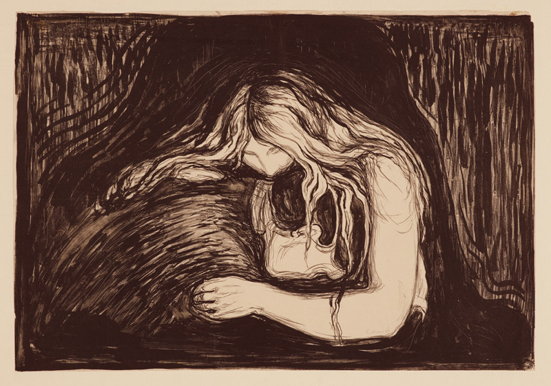 Vampir II von Edvard Munch