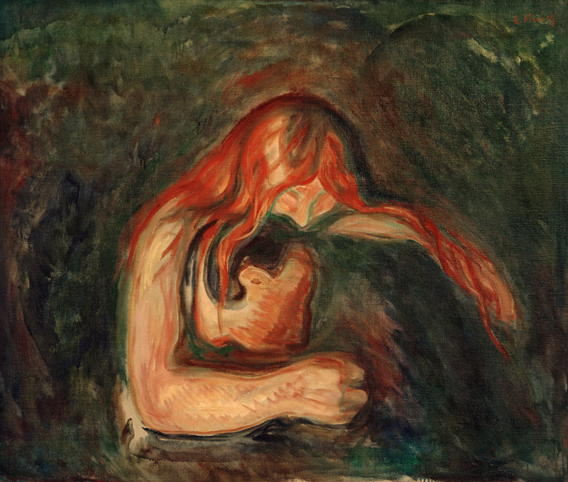 Vampir von Edvard Munch