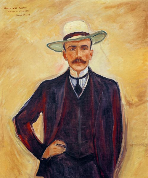 Kessler, Harry Graf Schriftsteller und Diplomat Paris 23.5.1868 - Lyon 4.12.1937. Harry Graf Kessler von Edvard Munch