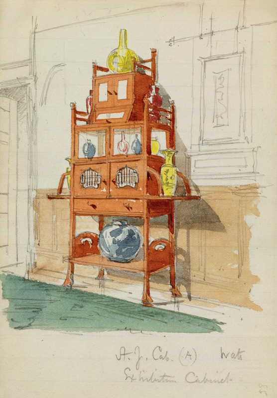 Exhibition Cabinet von Edward William Godwin