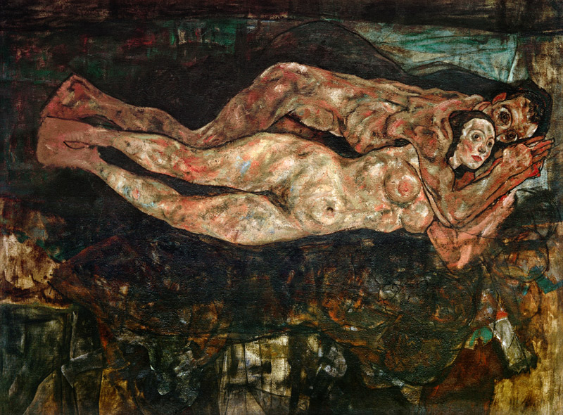 Liebespaar von Egon Schiele