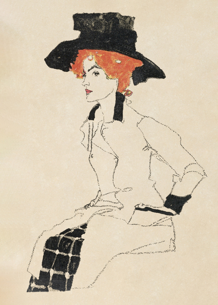 Portrait of a Woman 1910 von Egon Schiele