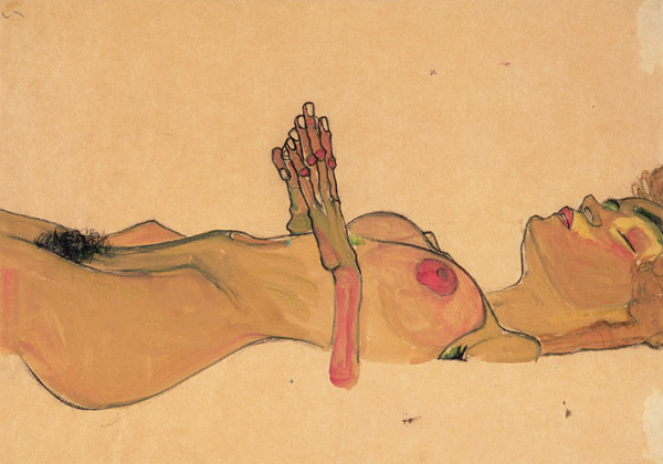 totes Mädchen von Egon Schiele