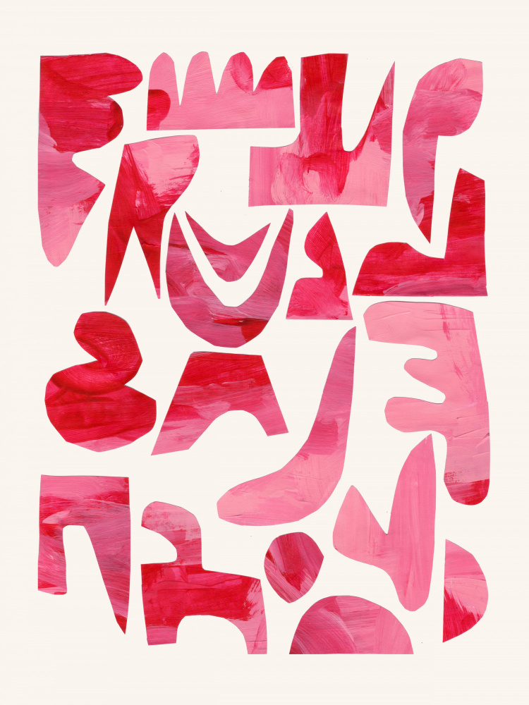 Pink Kiss Pieces von Ejaaz Haniff