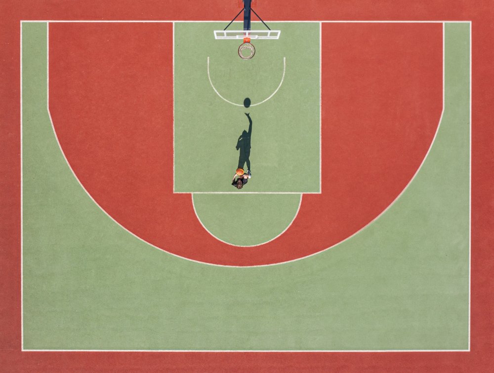 Shadow basketball von Ekaterina Polischuk