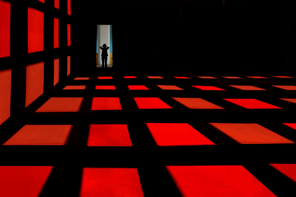 In the red maze von Ekkachai Khemkum