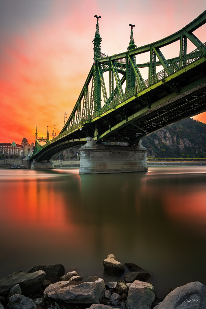 bridge to sunset von Elaad Zolberg