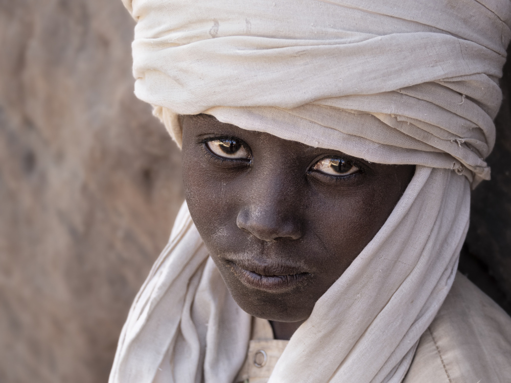 gazes at Ennedi desert, Tchad von Elena Molina