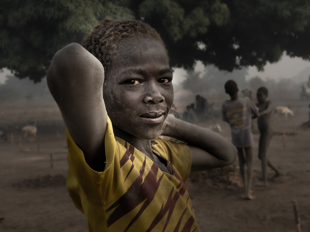 children at a mundari camp-3488 von Elena Molina