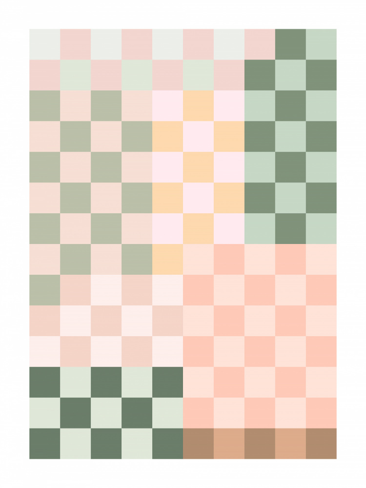 3x4 Aspectratio Pinkgreen16 von Elena Ristova