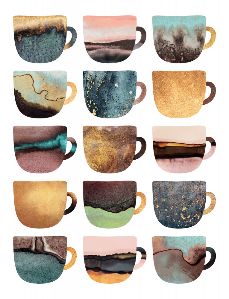 Earthy Coffee Cups von Elisabeth Fredriksson