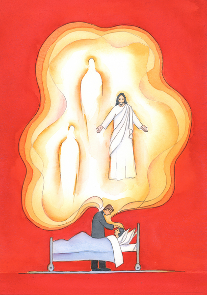 The blessings given in the sacrament of the sick are gifts from the Holy Trinity, bringing a renewed von Elizabeth  Wang