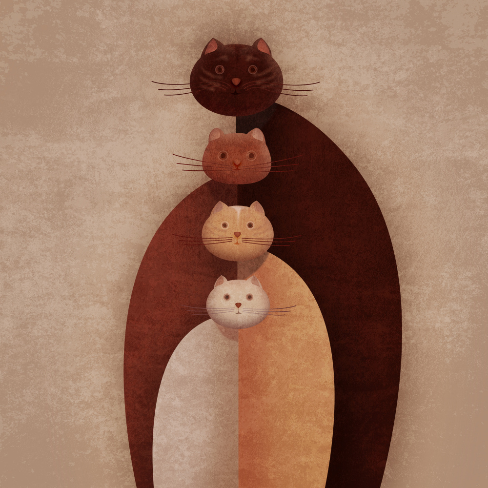 Cat Gang von Emel Tunaboylu