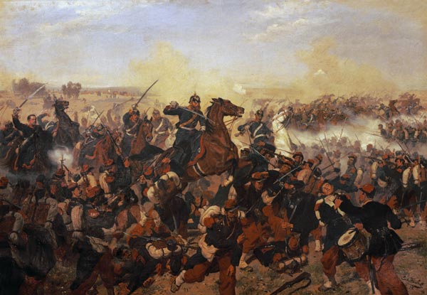 The Battle of Mars de la Tour on the 16th August 1870 von Emil Huenten