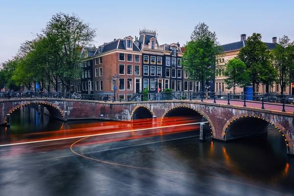 Amsterdam At Dusk von Emmanuel Charlat