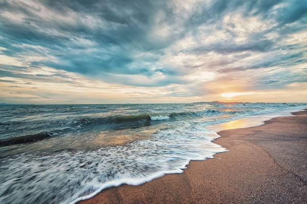 Beach Sunset von Emmanuel Charlat