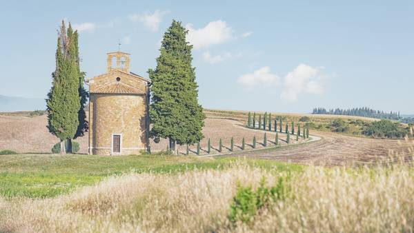 Church in Tuscany von Emmanuel Charlat