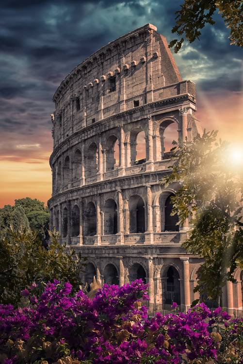 Colosseum At Sunset von Emmanuel Charlat