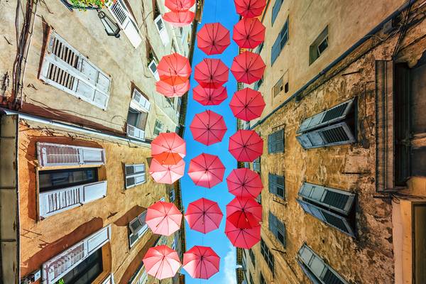 Decorated Street von Emmanuel Charlat