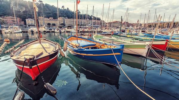 Harbor In Nice von Emmanuel Charlat