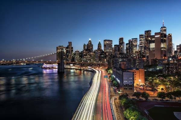 New York By Night von Emmanuel Charlat