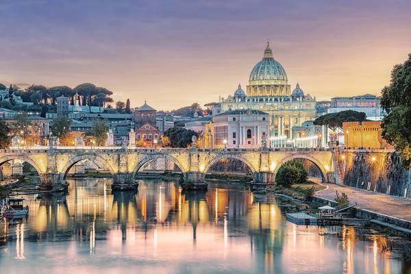 Rome At Sunset von Emmanuel Charlat