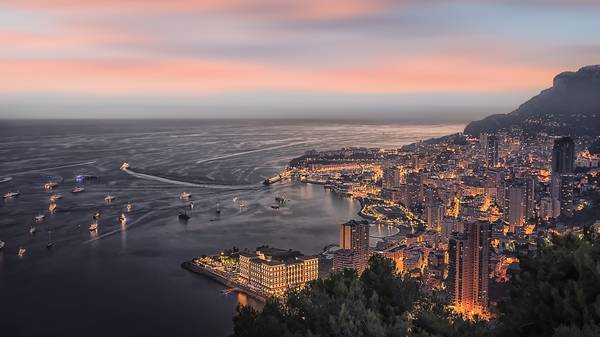 Sunset In Monaco von Emmanuel Charlat